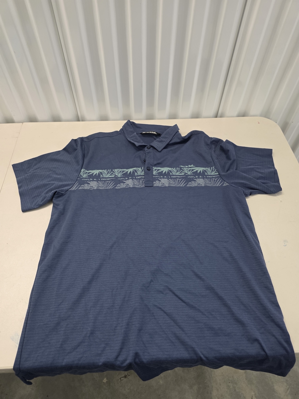 Travis Mathew Hawaiian Polo Shirt Men's Size XL